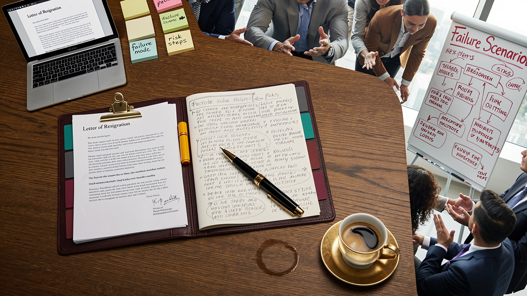 Run a strategic pre-mortem on a major personnel decision
