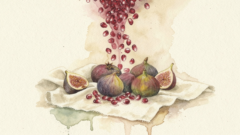 Surreal still-life food photograph