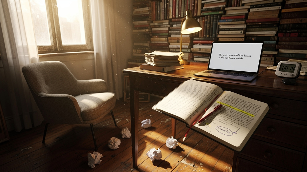 Tighten a long paragraph into a single weight-bearing sentence