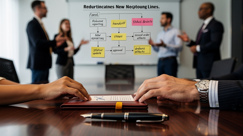 Map the second-order effects of a planned organizational change