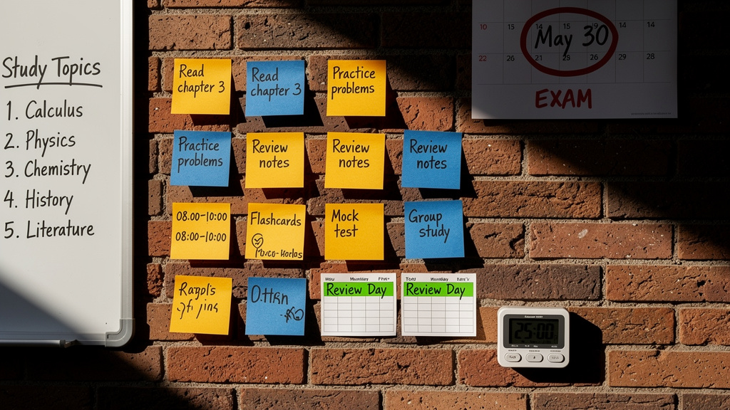 Study Plan, Built Backwards From Exam Day