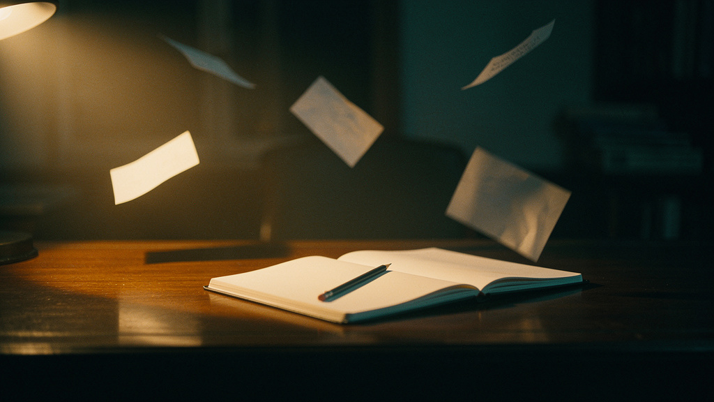 Storyboard frames for a 30-second app ad